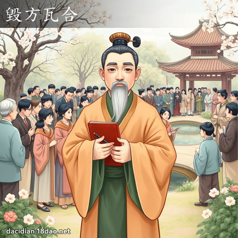 毁方瓦合 - 国语大辞典配图