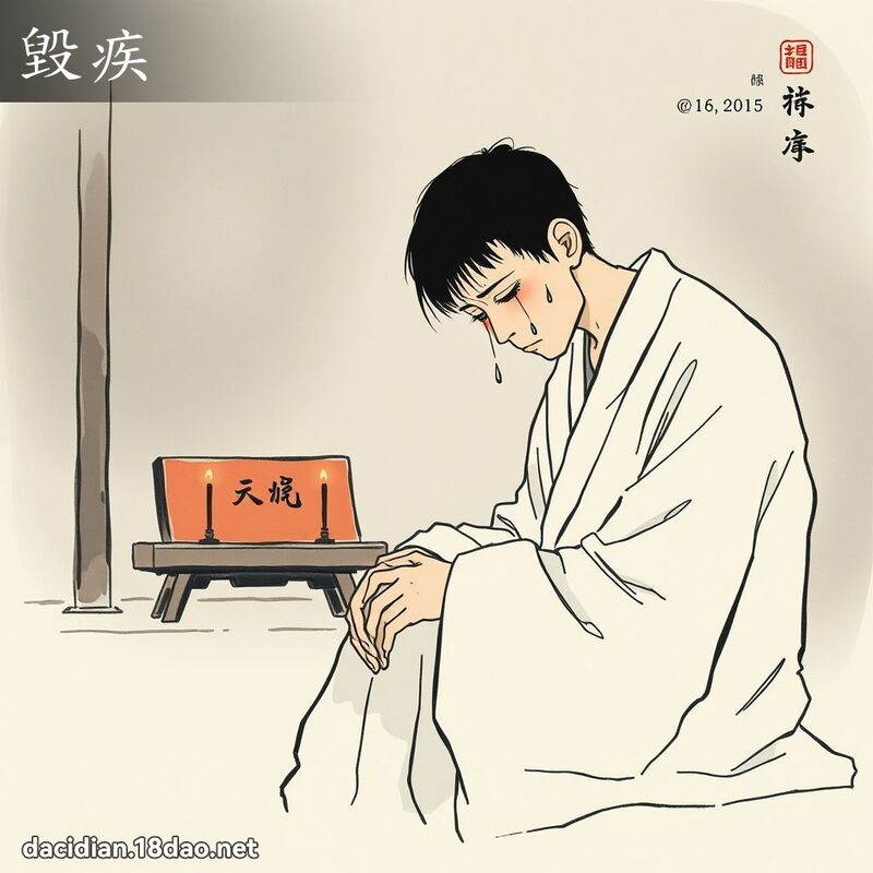 毁疾 - 国语大辞典配图