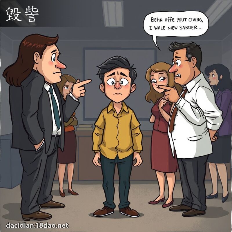 毀訾 - 國語大辭典配圖