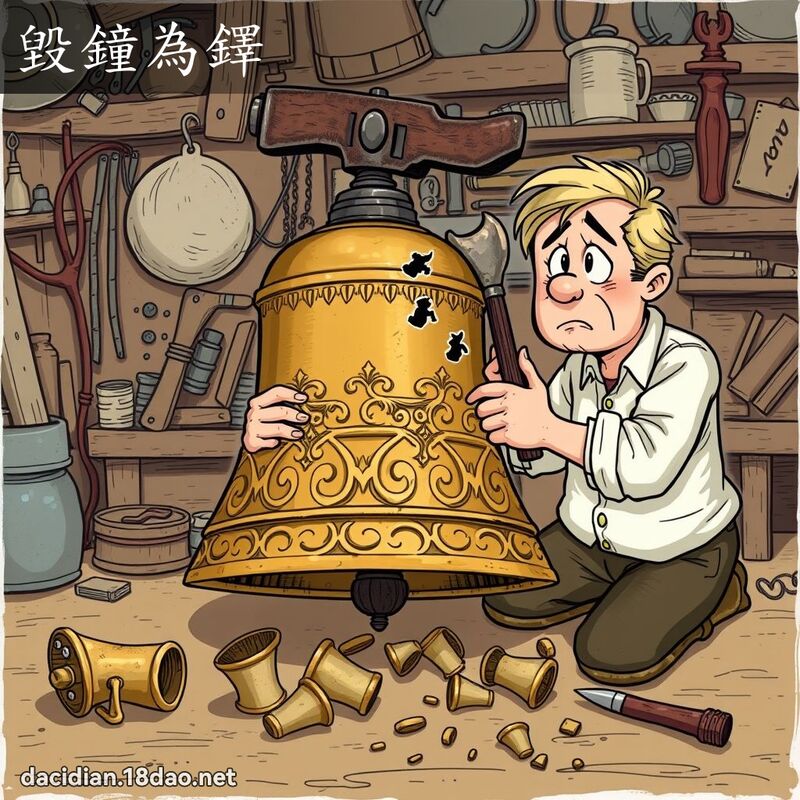 毁钟为鐸 - 国语大辞典配图