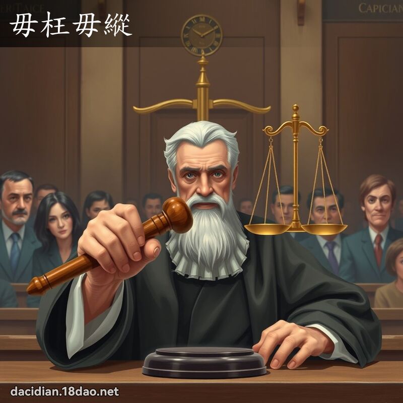 毋枉毋纵 - 国语大辞典配图