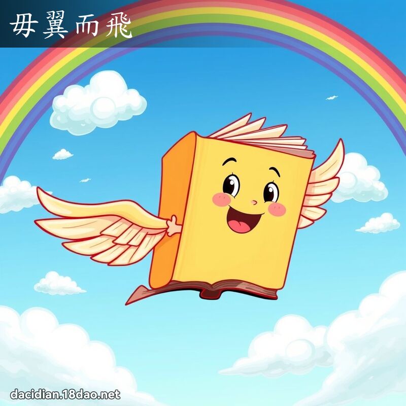 毋翼而飛 - 國語大辭典配圖