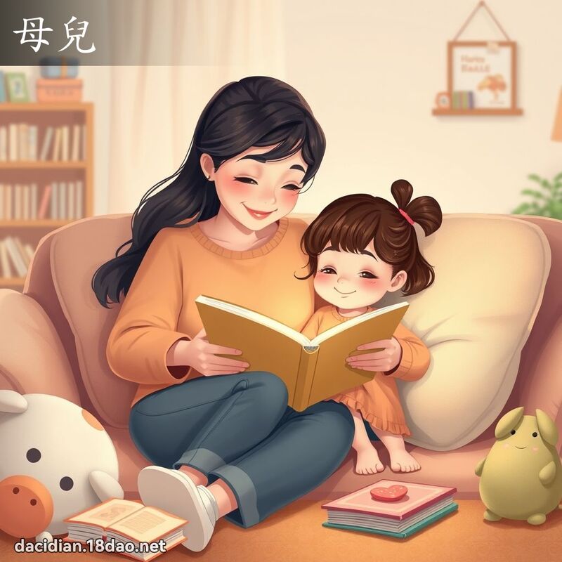 母兒 - 國語大辭典配圖