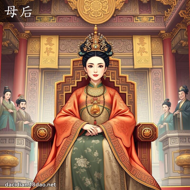 母后 - 國語大辭典配圖