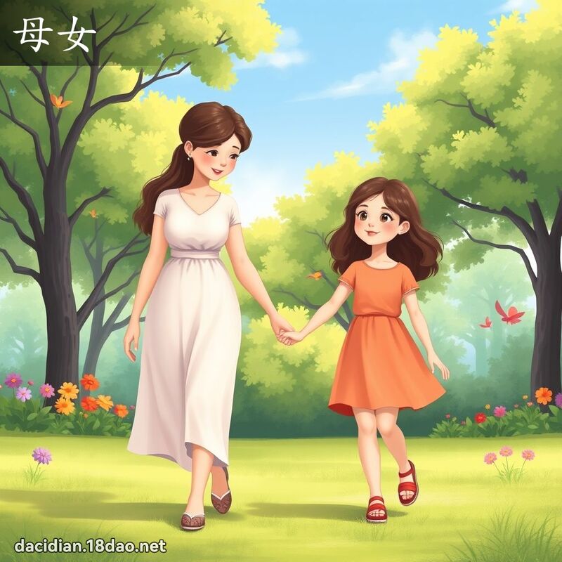 母女 - 國語大辭典配圖