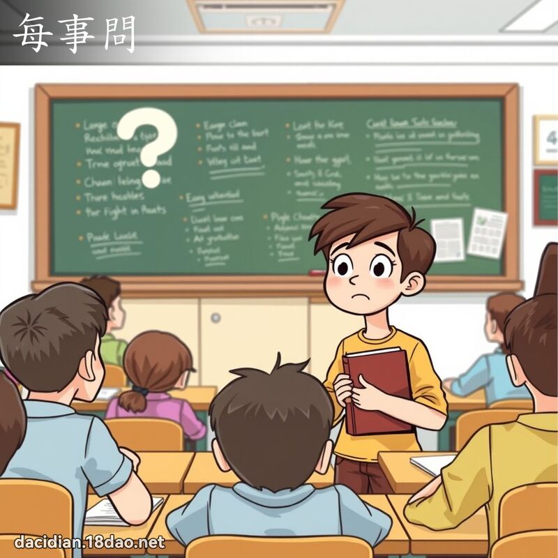 每事問 - 國語大辭典配圖