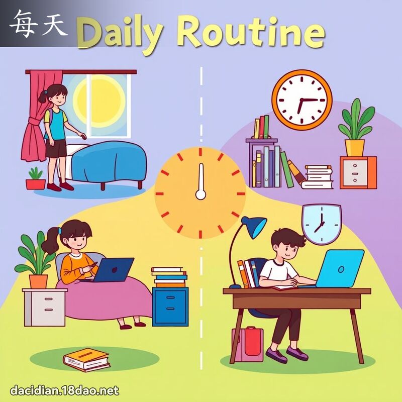 每天 - 國語大辭典配圖