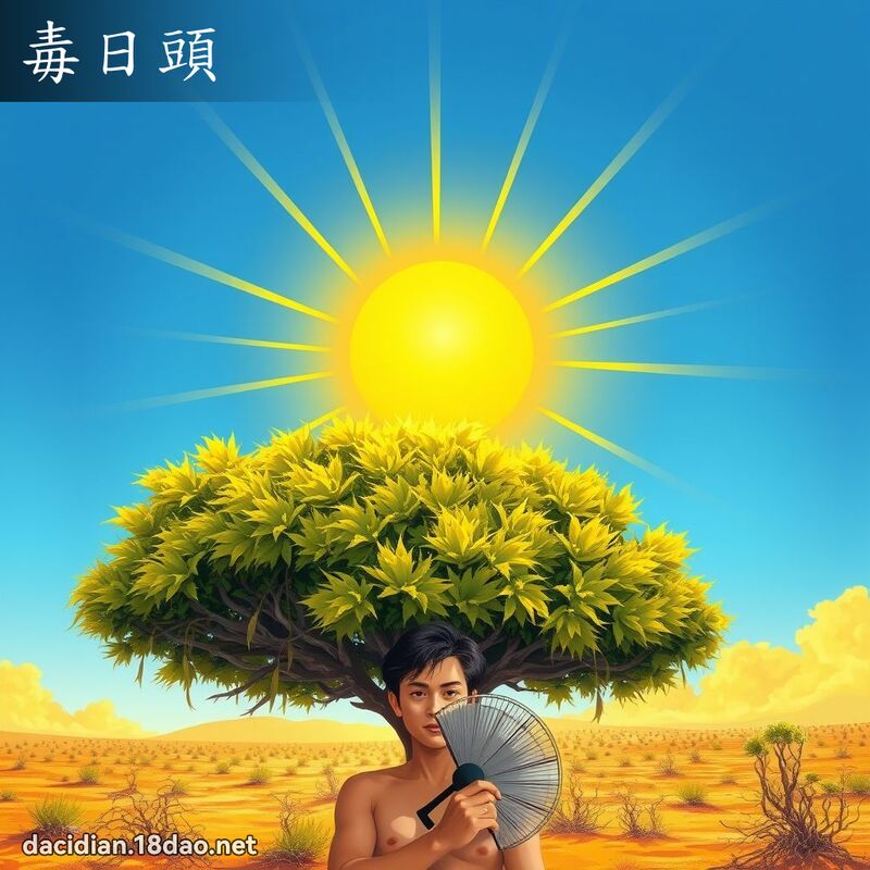 毒日头 - 国语大辞典配图