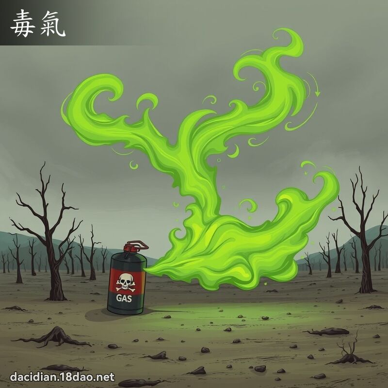 毒气 - 国语大辞典配图