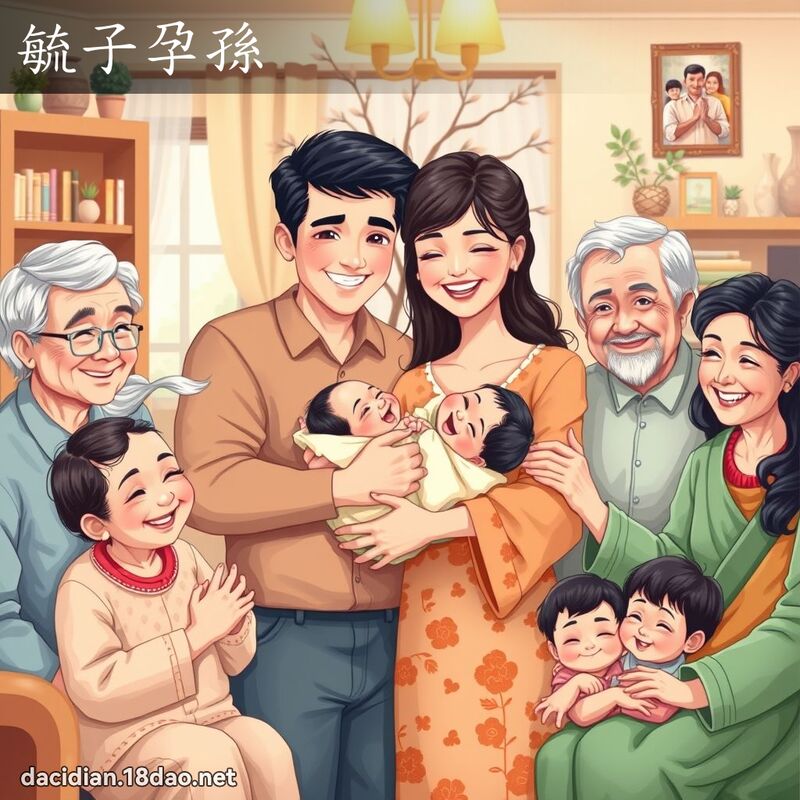 毓子孕孫 - 國語大辭典配圖