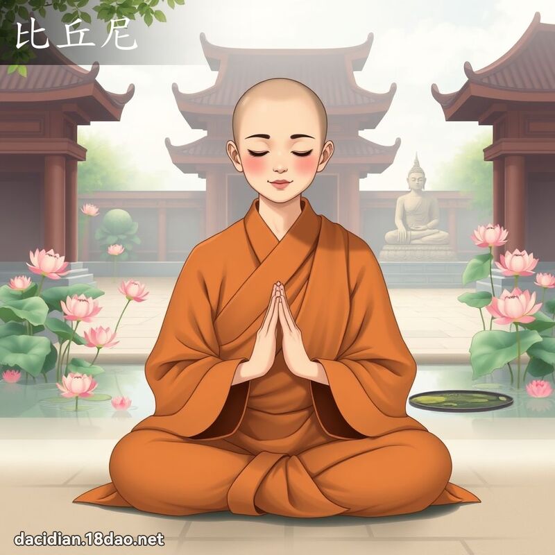 比丘尼 - 國語大辭典配圖
