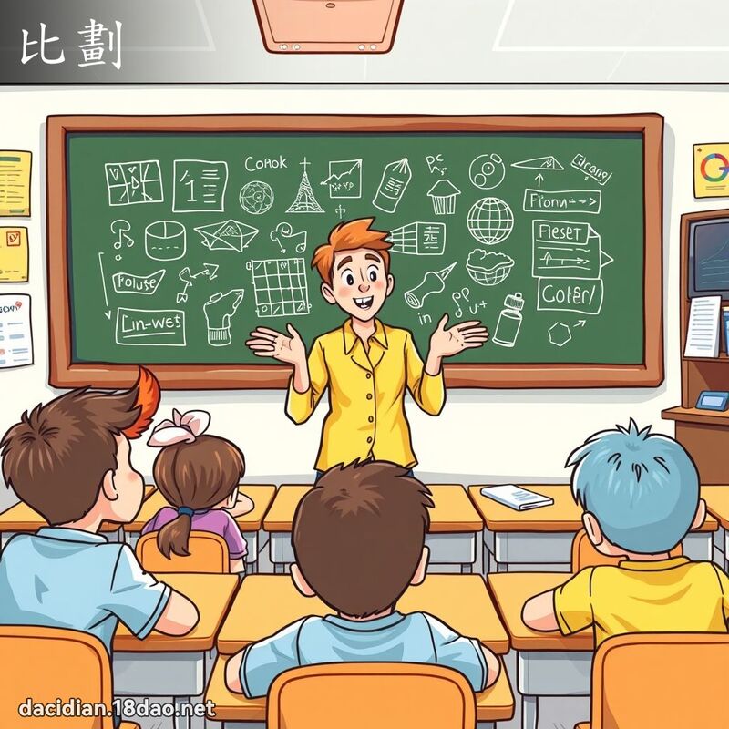 比划 - 国语大辞典配图