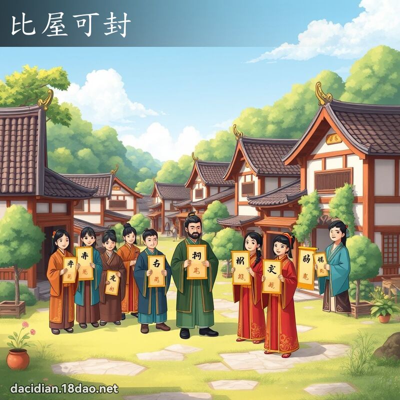 比屋可封 - 国语大辞典配图