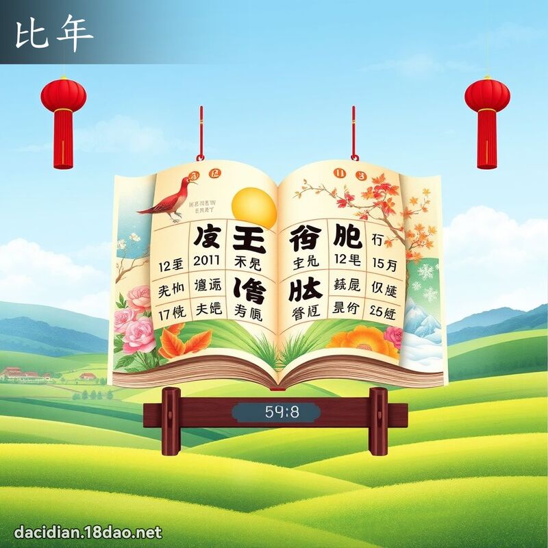比年 - 国语大辞典配图