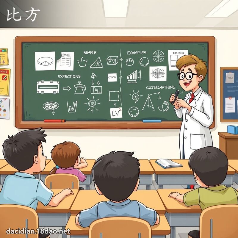 比方 - 國語大辭典配圖