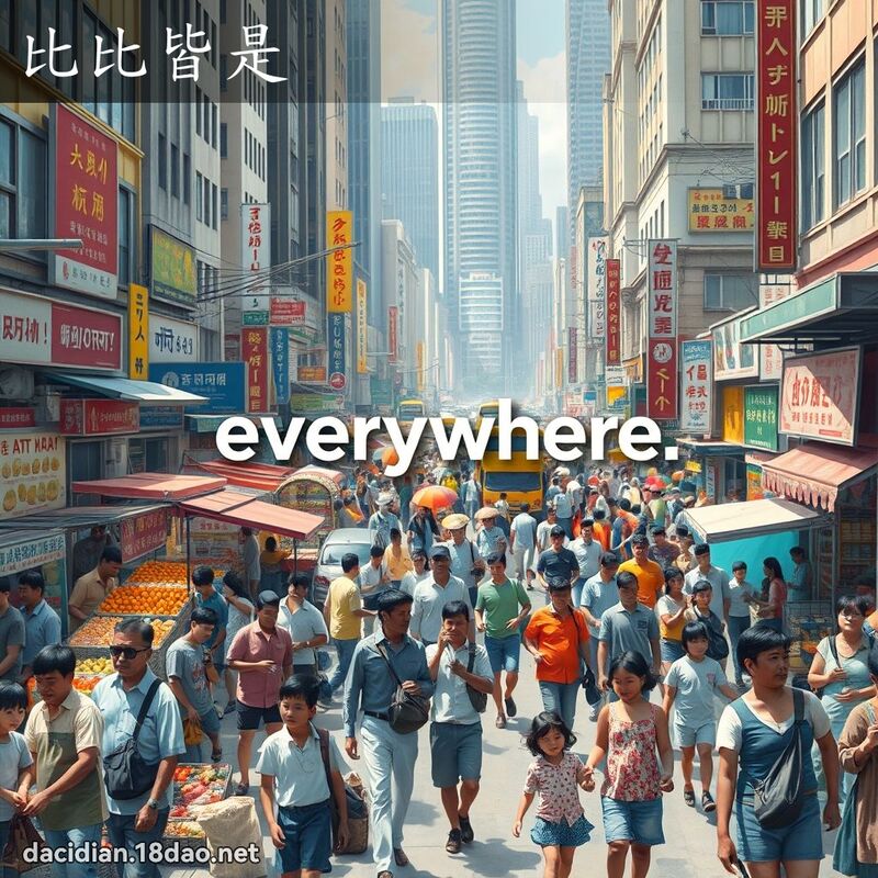 比比皆是 - 國語大辭典配圖