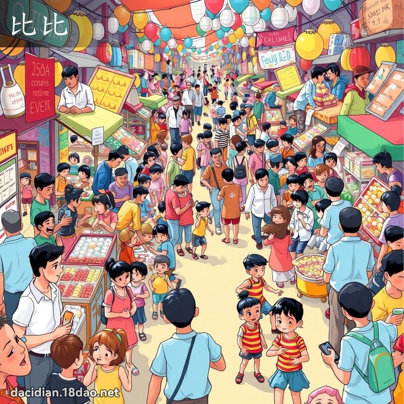 比比 - 国语大辞典配图