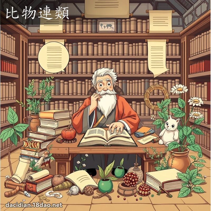 比物连类 - 国语大辞典配图