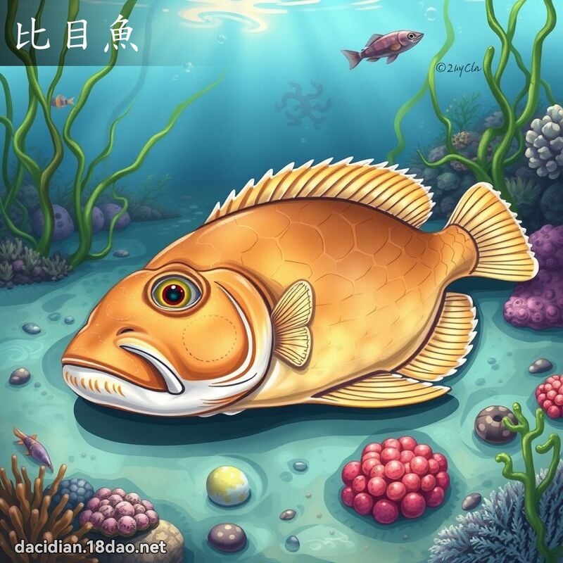 比目魚 - 國語大辭典配圖