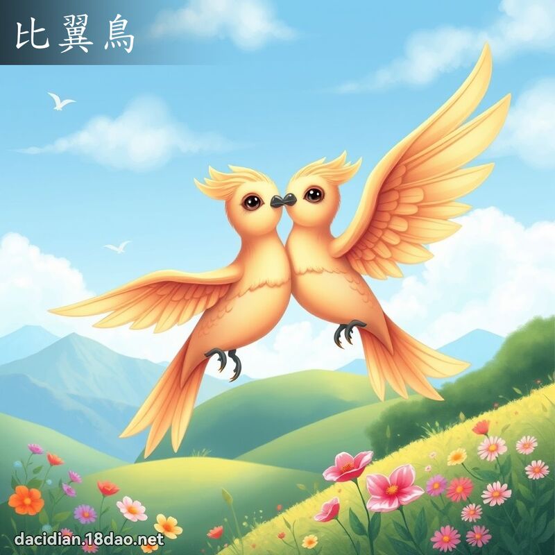 比翼鸟 - 国语大辞典配图