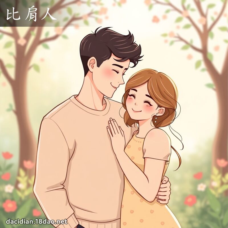 比肩人 - 國語大辭典配圖