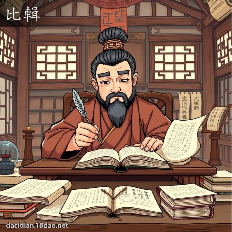 比辑 - 国语大辞典配图