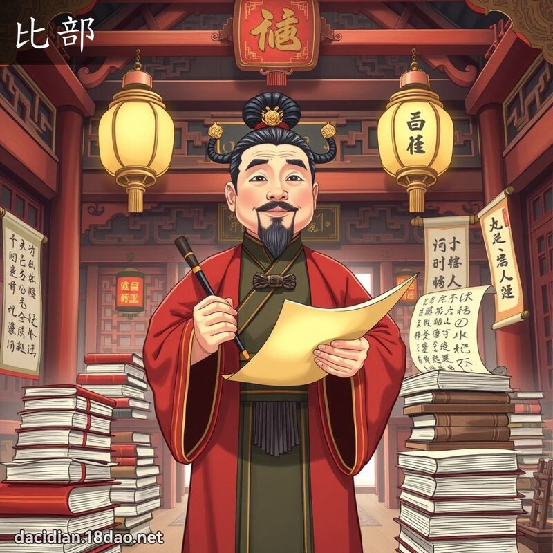 比部 - 國語大辭典配圖