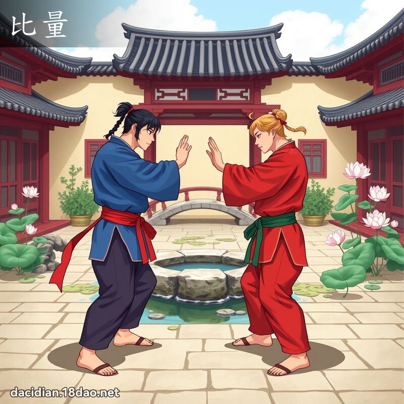 词语: 比量 (多意词)
