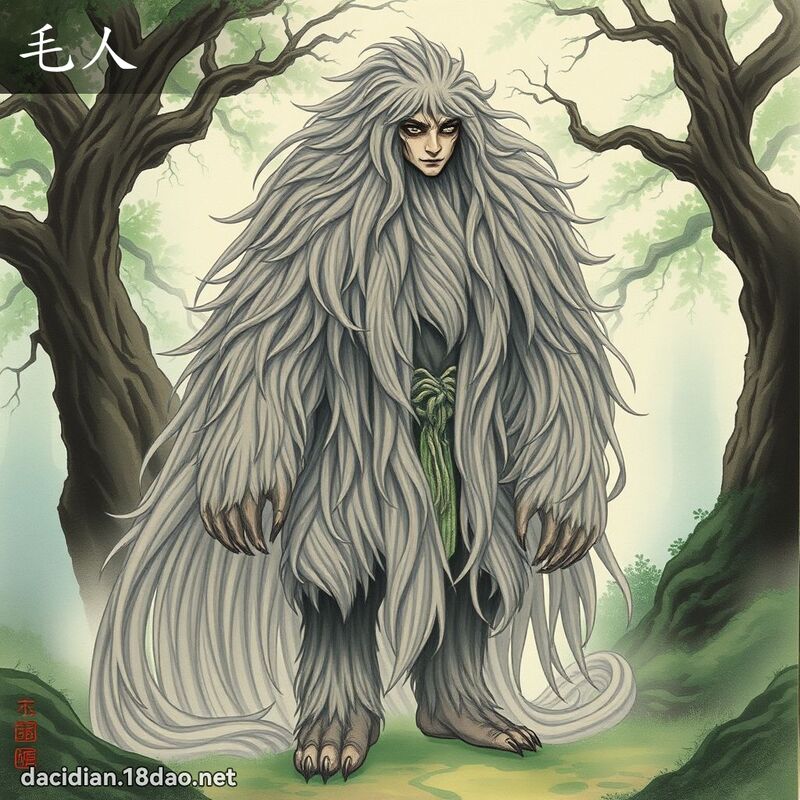 毛人 - 國語大辭典配圖