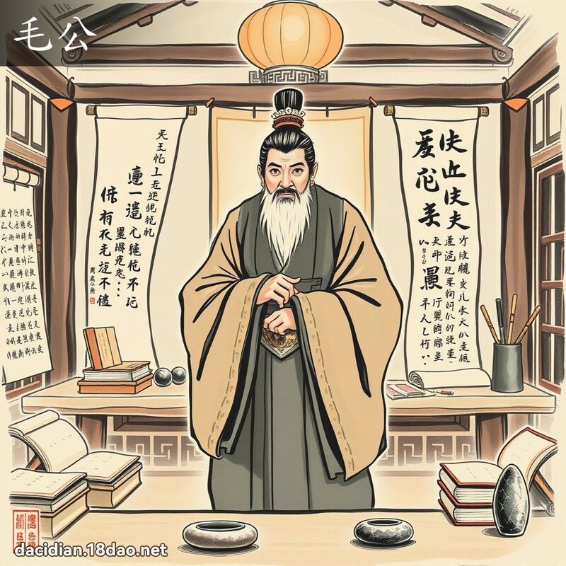 毛公 - 国语大辞典配图