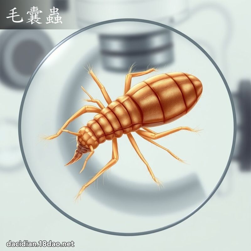 毛囊蟲 - 國語大辭典配圖
