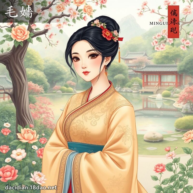 毛嬙 - 國語大辭典配圖