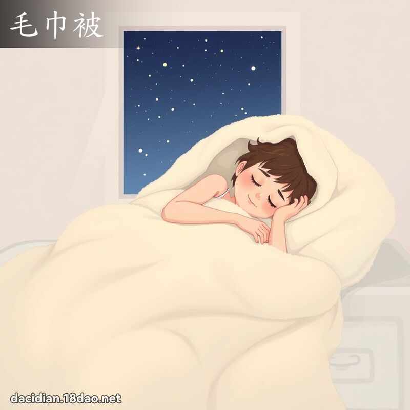 毛巾被 - 國語大辭典配圖