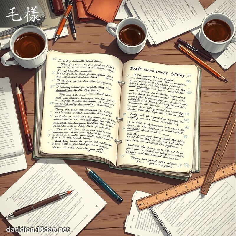 毛样 - 国语大辞典配图
