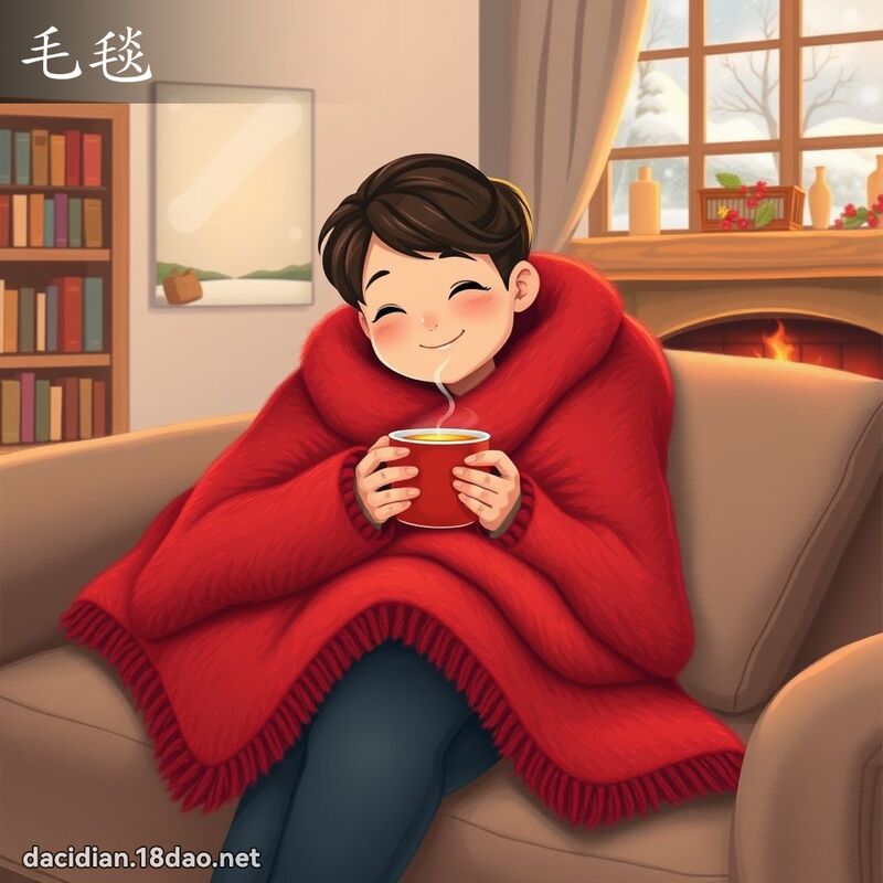 毛毯 - 國語大辭典配圖
