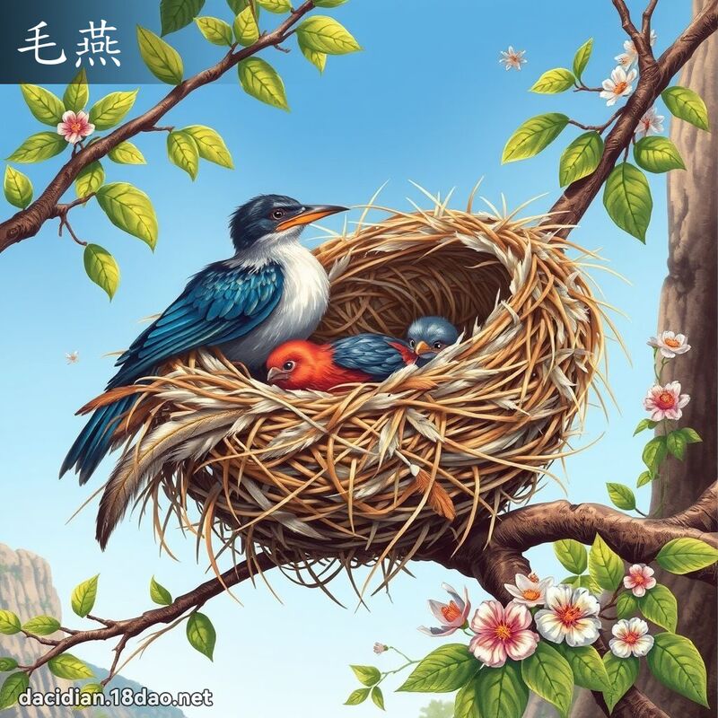 毛燕 - 国语大辞典配图
