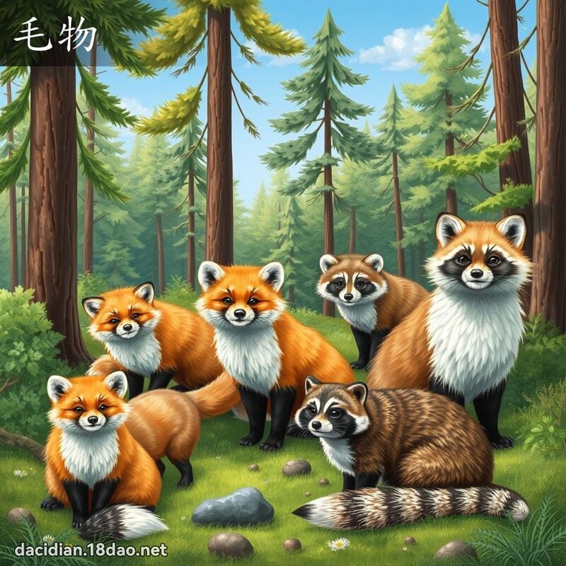 毛物 - 國語大辭典配圖