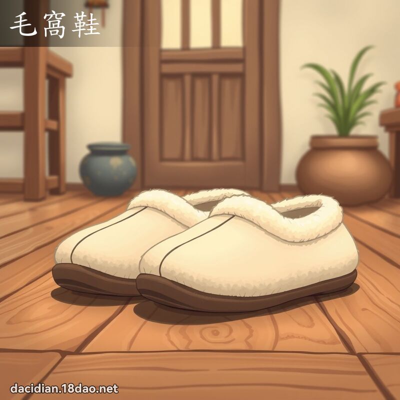毛窝鞋 - 国语大辞典配图