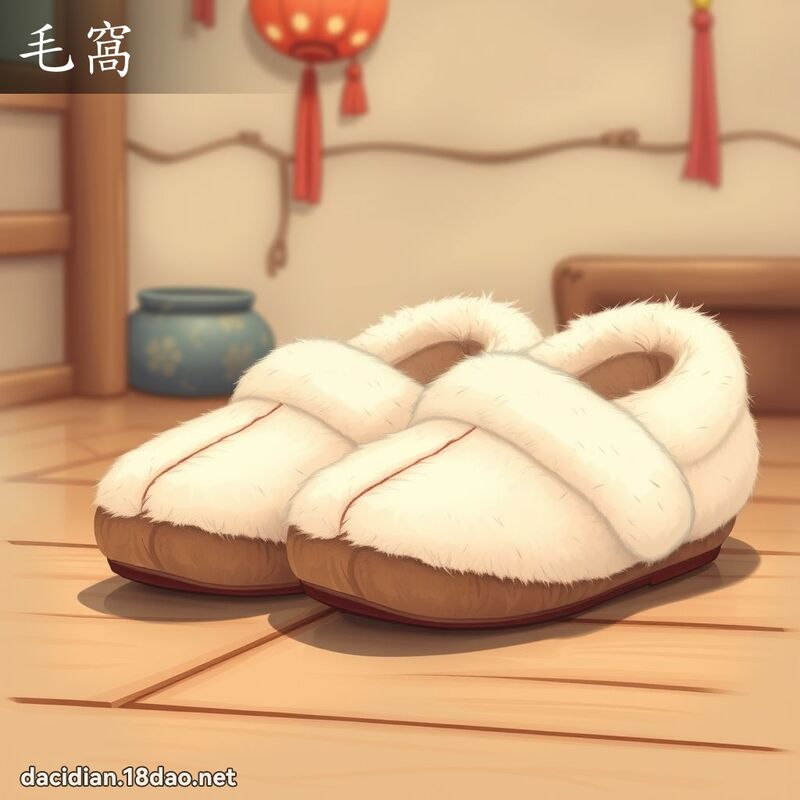 毛窩 - 國語大辭典配圖