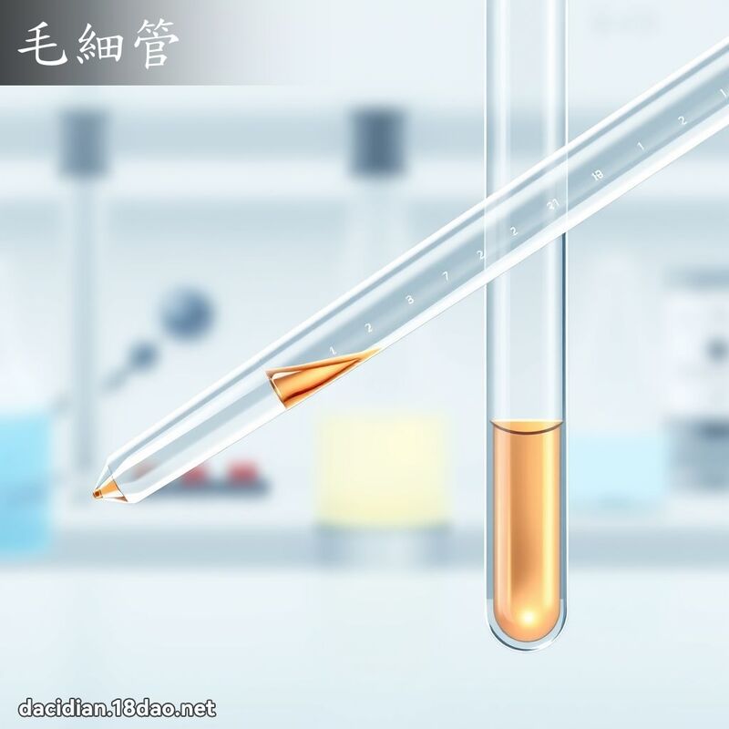 毛细管 - 国语大辞典配图