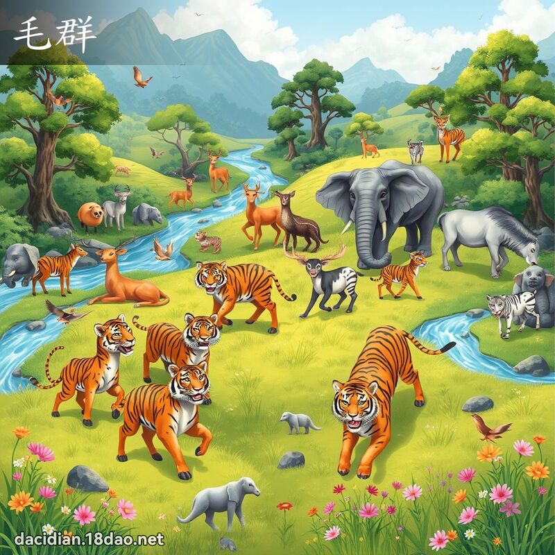 毛群 - 國語大辭典配圖