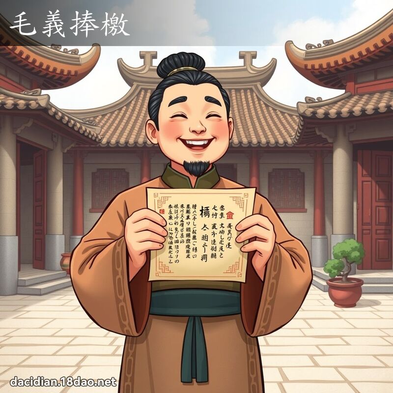 毛义捧檄 - 国语大辞典配图