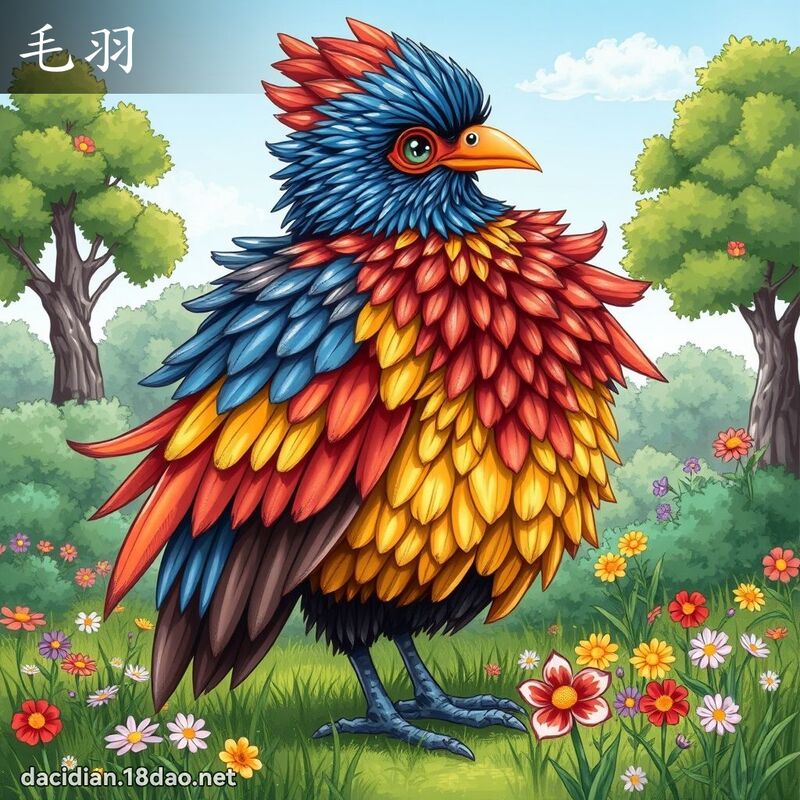 毛羽 - 國語大辭典配圖