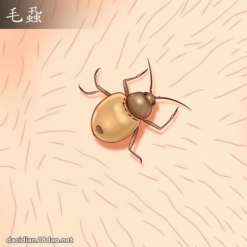 毛蝨 - 國語大辭典配圖