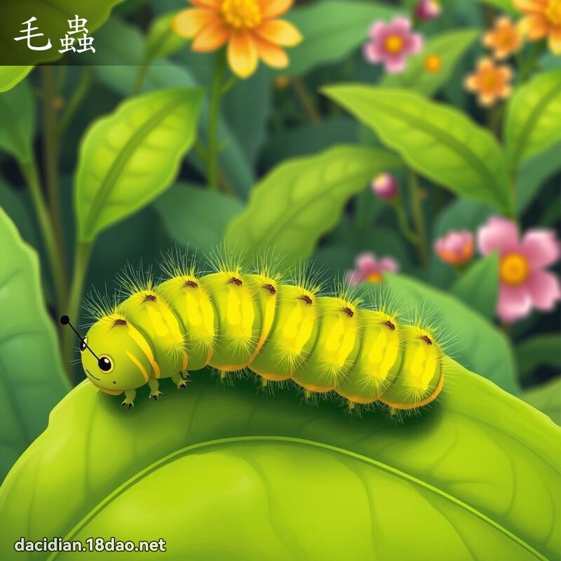 毛蟲 - 國語大辭典配圖