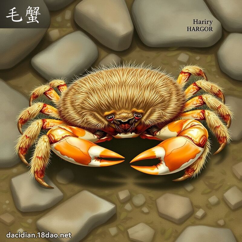 毛蟹 - 国语大辞典配图