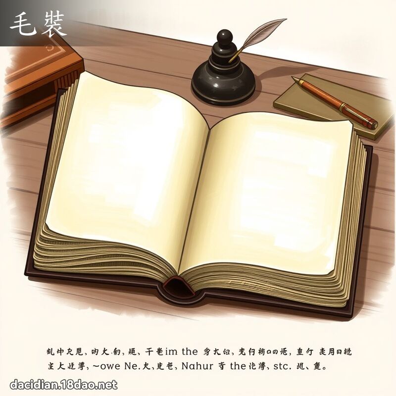 毛装 - 国语大辞典配图
