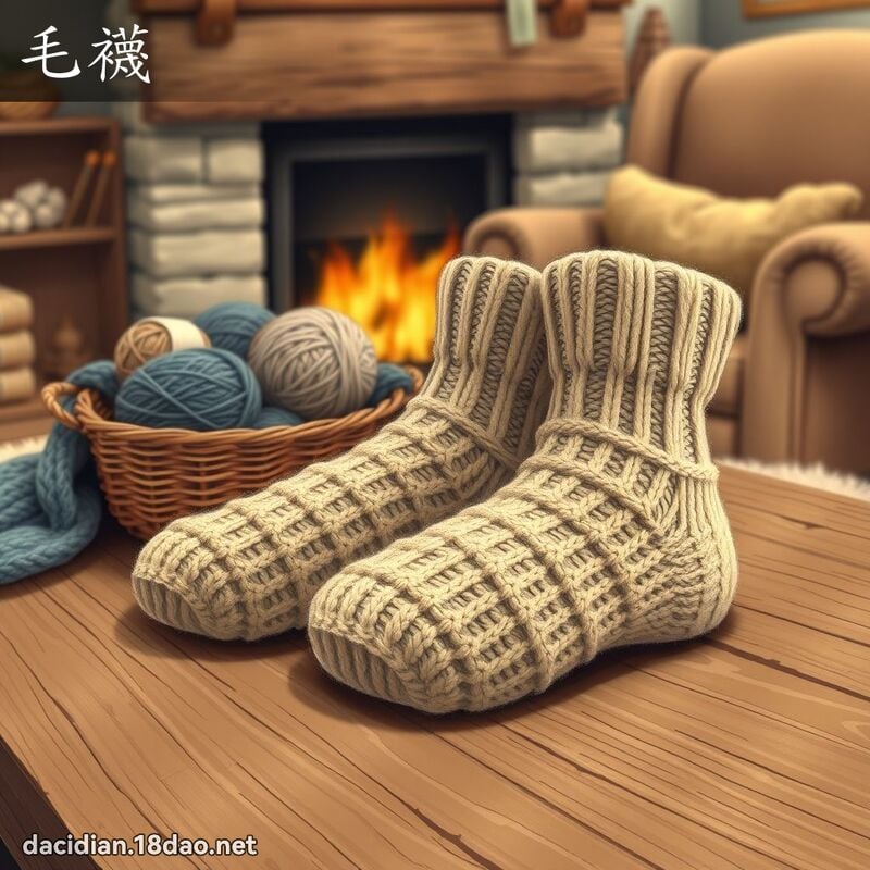 毛襪 - 國語大辭典配圖