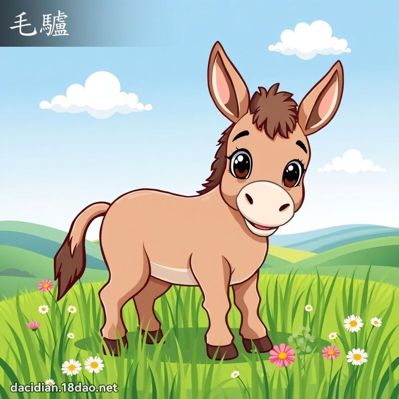毛驢 - 國語大辭典配圖