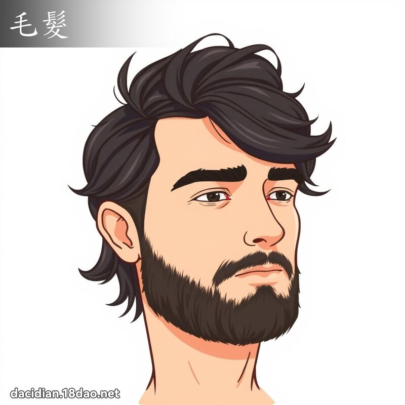 毛髮 - 國語大辭典配圖